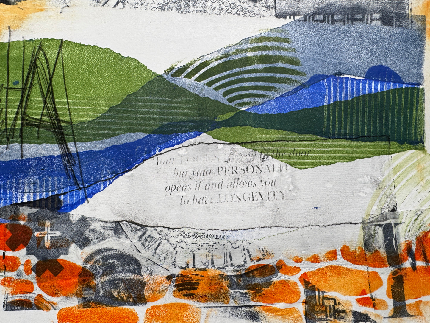 NEW Mixed Media Gel Printing Workshop