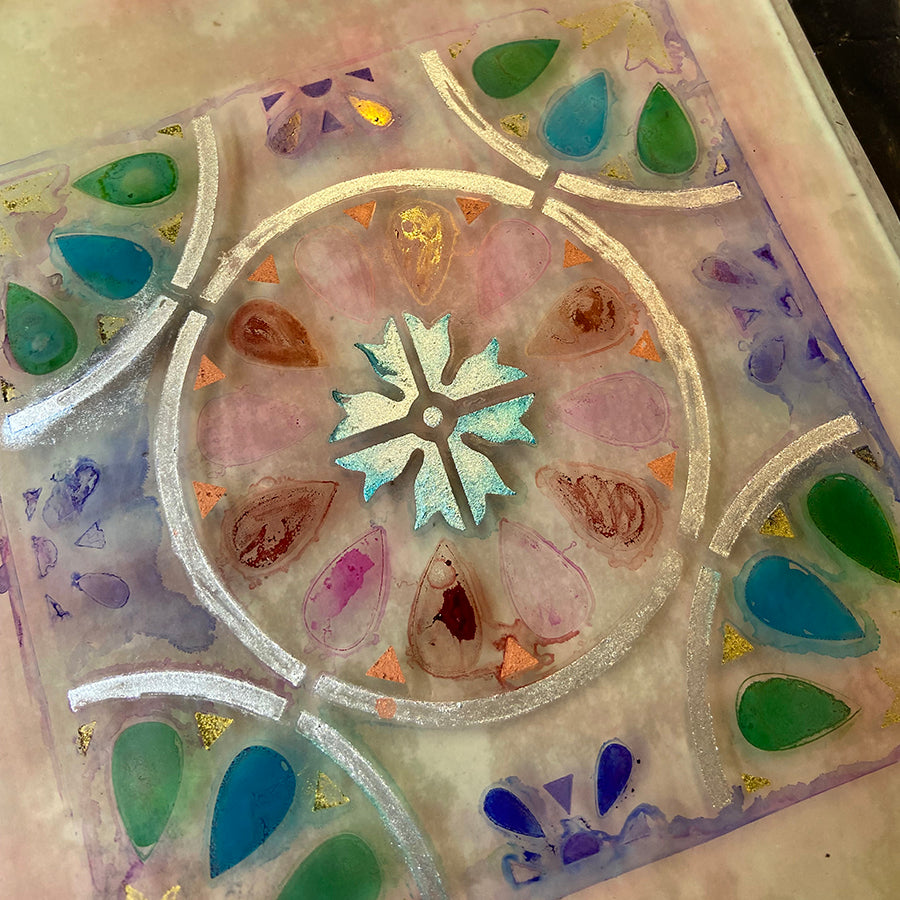 Gel Plate Printing with Alcohol Inks Workshop