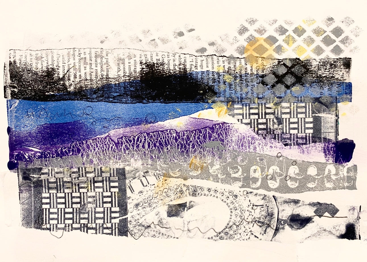 NEW Mixed Media Gel Printing Workshop